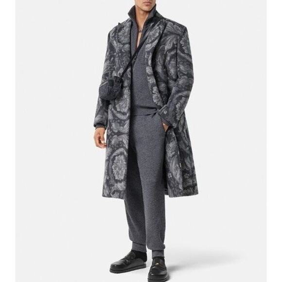 Versace Men’s Medusa Wool/Cashmere Sweatpants L (50 Euro) 1013622 IT NWT $1525 - Picture 2 of 16